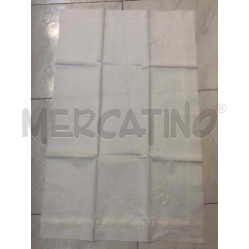 LENZUOLO M BIANCO PUNTIN RICAM FIORE SFILAT | Mercatino dell'Usato Avellino 3