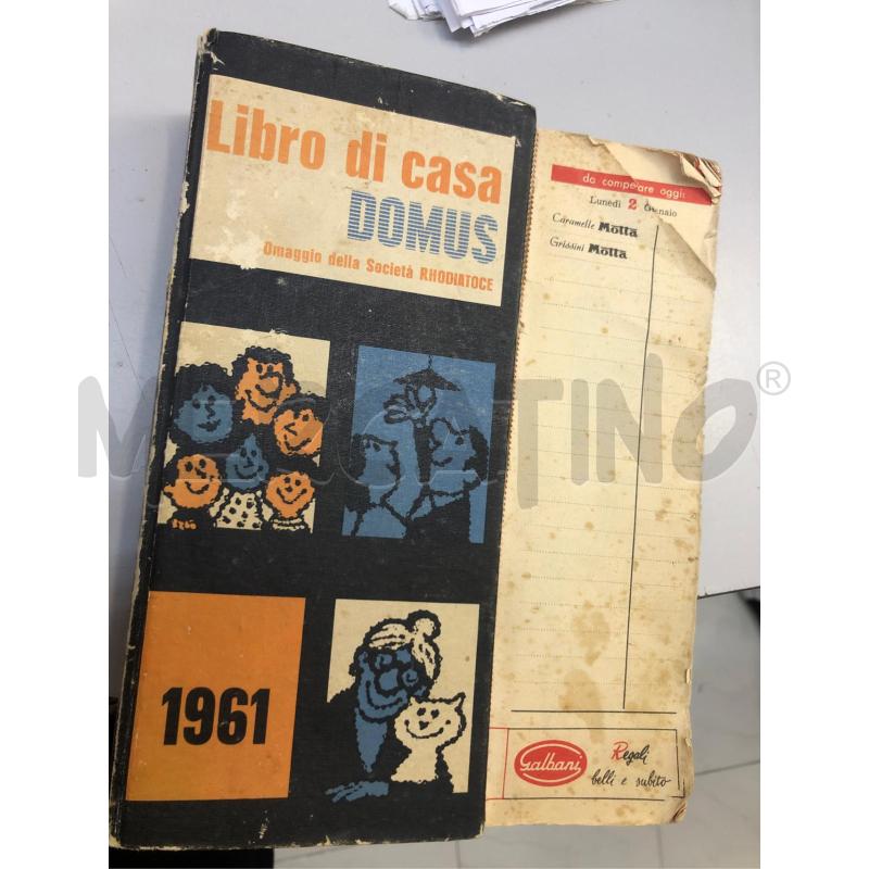 LIBRO DI CASA DOMUS 1961 | Mercatino dell'Usato Avellino 1