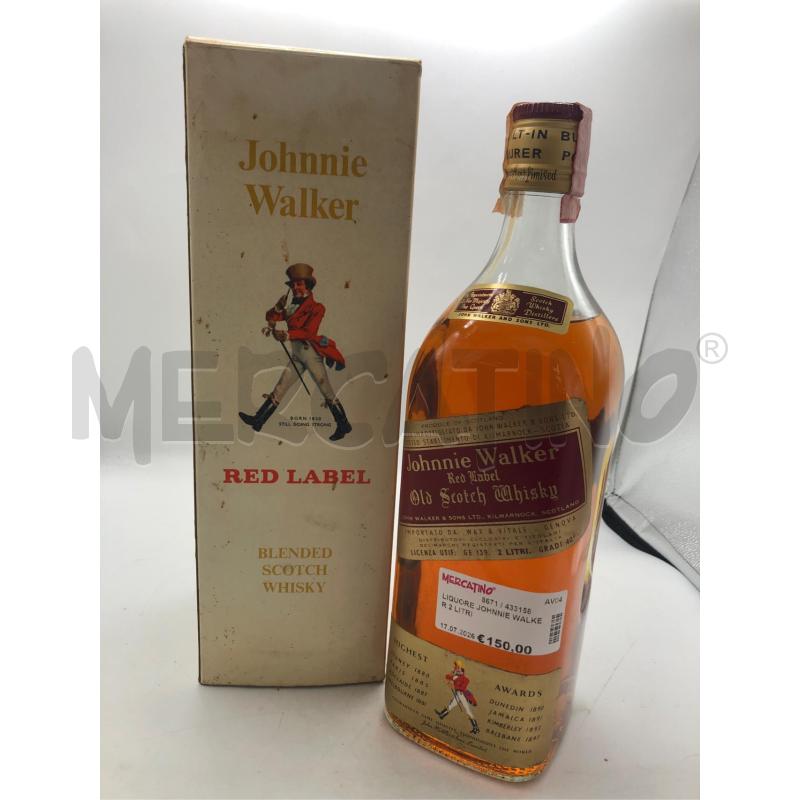 LIQUORE JOHNNIE WALKER 2 LITRI | Mercatino dell'Usato Avellino 1