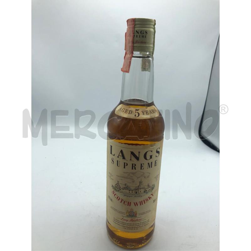 LIQUORE LANGS SUPREME 70CL | Mercatino dell'Usato Avellino 1