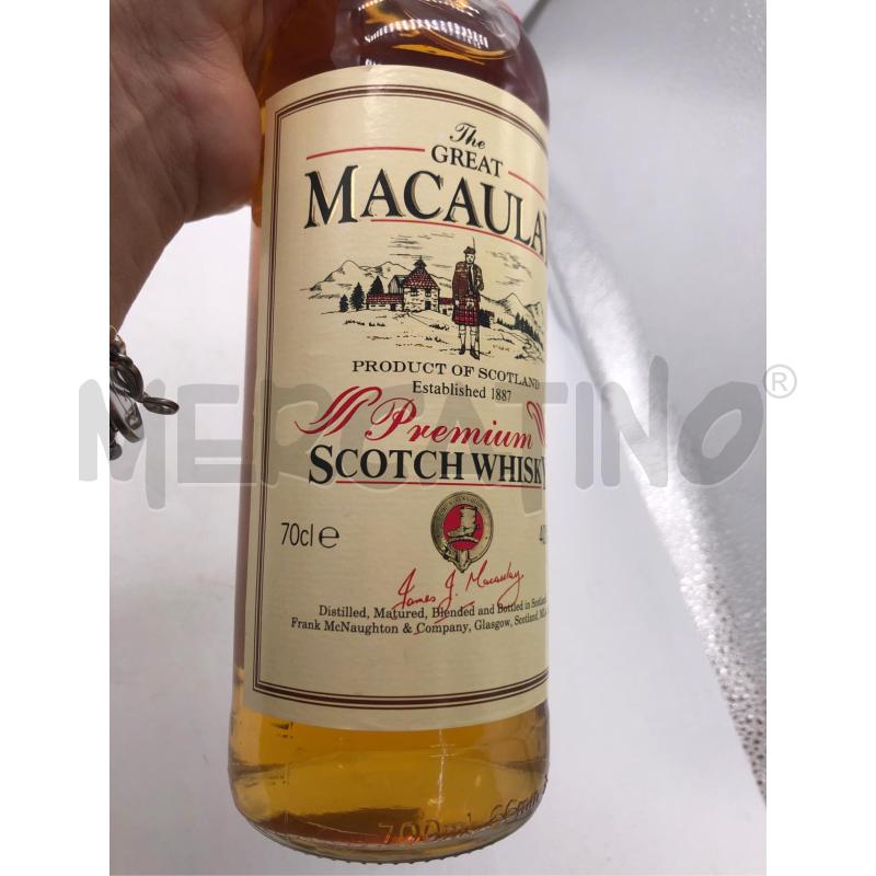 LIQUORE THE GREAT MACAULAY  | Mercatino dell'Usato Avellino 2