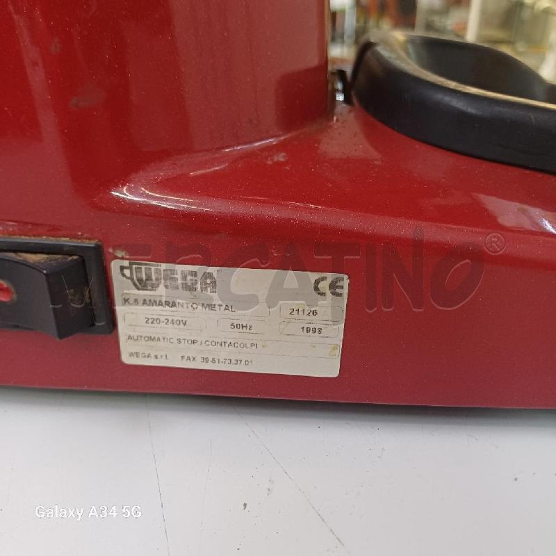 MACININO WEGA K5 AMARANTO METAL  | Mercatino dell'Usato Avellino 3