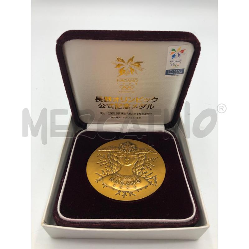 MEDAGLIA COMMEMORATIVA DEA NAGANO 1998 | Mercatino dell'Usato Avellino 1