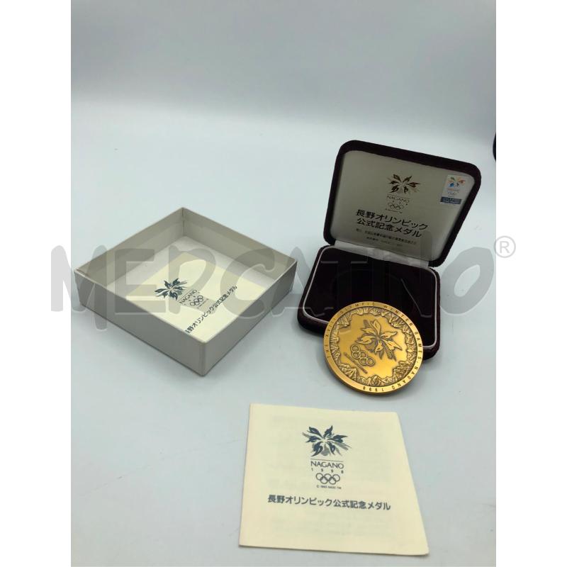 MEDAGLIA COMMEMORATIVA DEA NAGANO 1998 | Mercatino dell'Usato Avellino 3