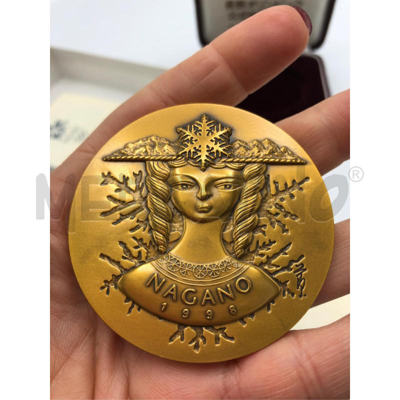 MEDAGLIA COMMEMORATIVA DEA NAGANO 1998 | Mercatino dell'Usato Avellino 5