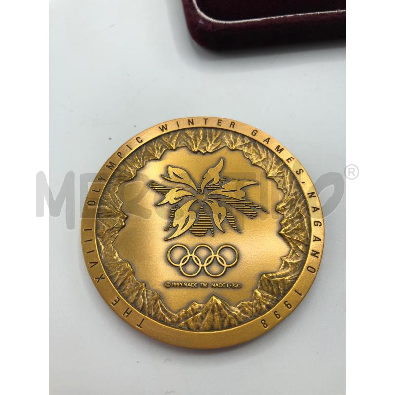 MEDAGLIA COOMEMORATIVA DEA NAGANO 1998 | Mercatino dell'Usato Avellino 2