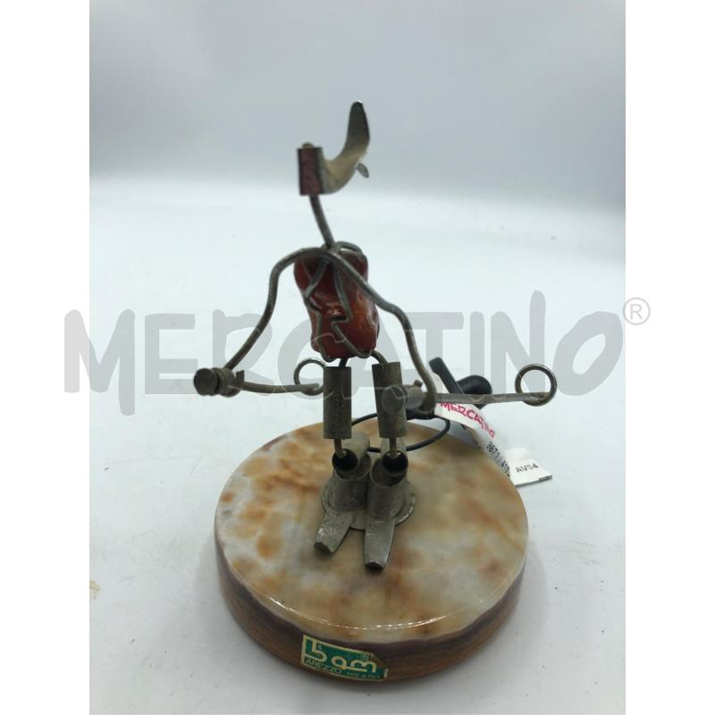 MINIATURA FIGURA SCIATORE FERRO  | Mercatino dell'Usato Avellino 1