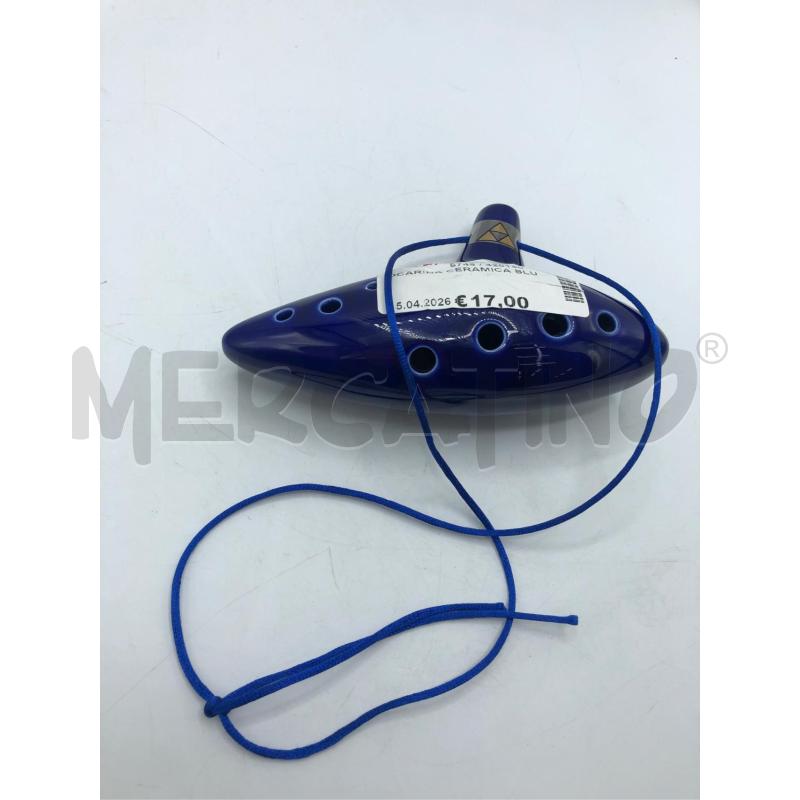OCARINA CERAMICA BLU  | Mercatino dell'Usato Avellino 1