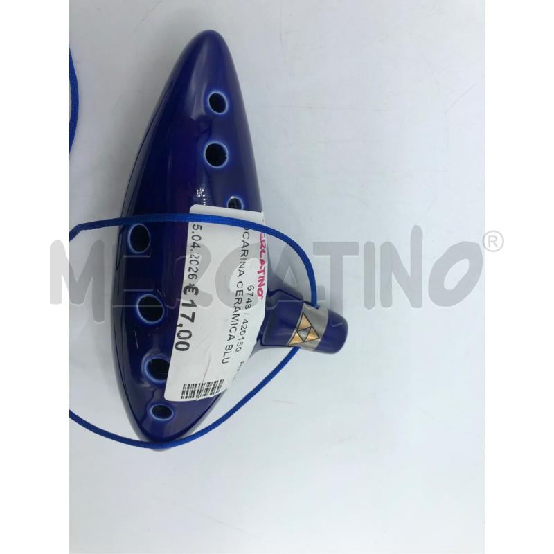 OCARINA CERAMICA BLU  | Mercatino dell'Usato Avellino 2