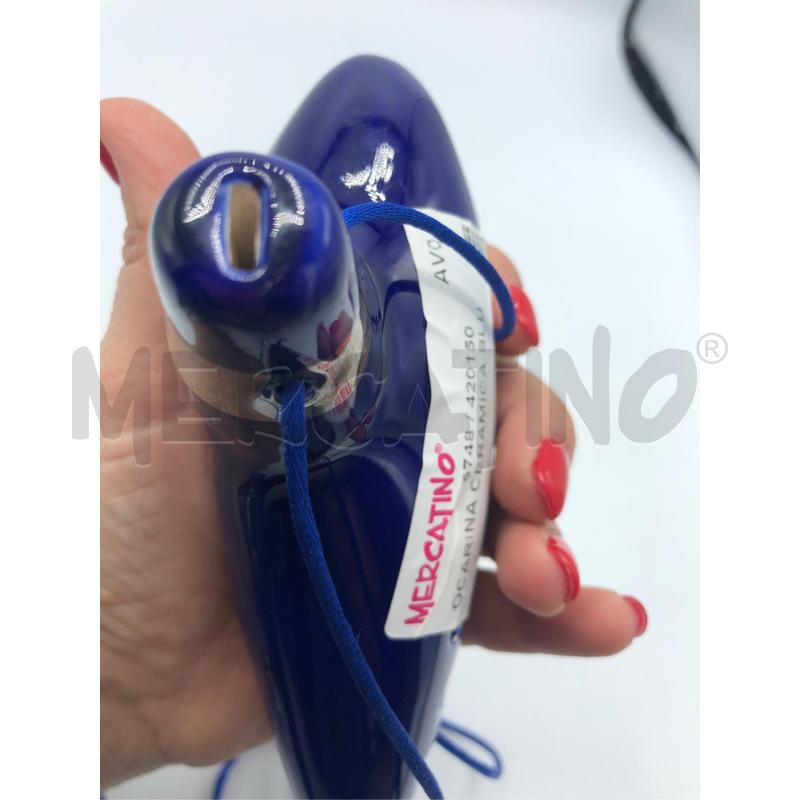 OCARINA CERAMICA BLU  | Mercatino dell'Usato Avellino 4