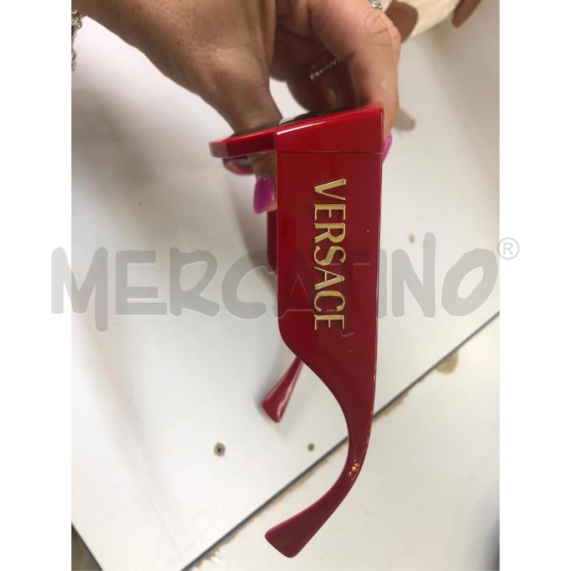 OCCHIALI UOMO VERSACE ROSSO  | Mercatino dell'Usato Avellino 3
