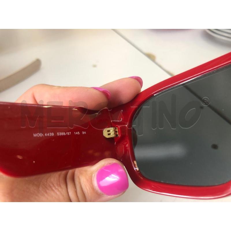 OCCHIALI UOMO VERSACE ROSSO  | Mercatino dell'Usato Avellino 4