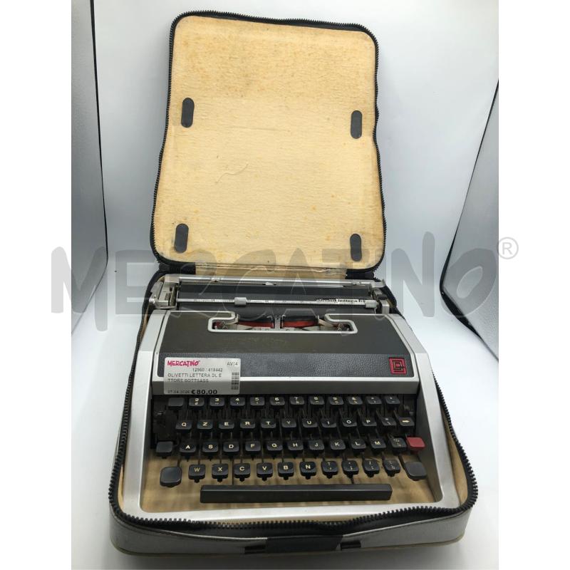 OLIVETTI LETTERA DL ETTORE SOTTSASS | Mercatino dell'Usato Avellino 1