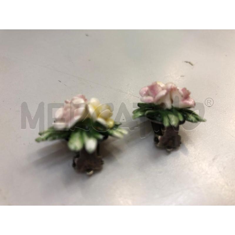 ORECCHINI CAPODIMONTE FIORI  | Mercatino dell'Usato Avellino 3