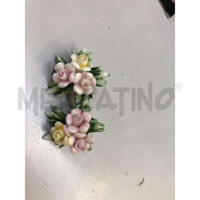 ORECCHINI CAPODIMONTE FIORI  | Mercatino dell'Usato Avellino 4