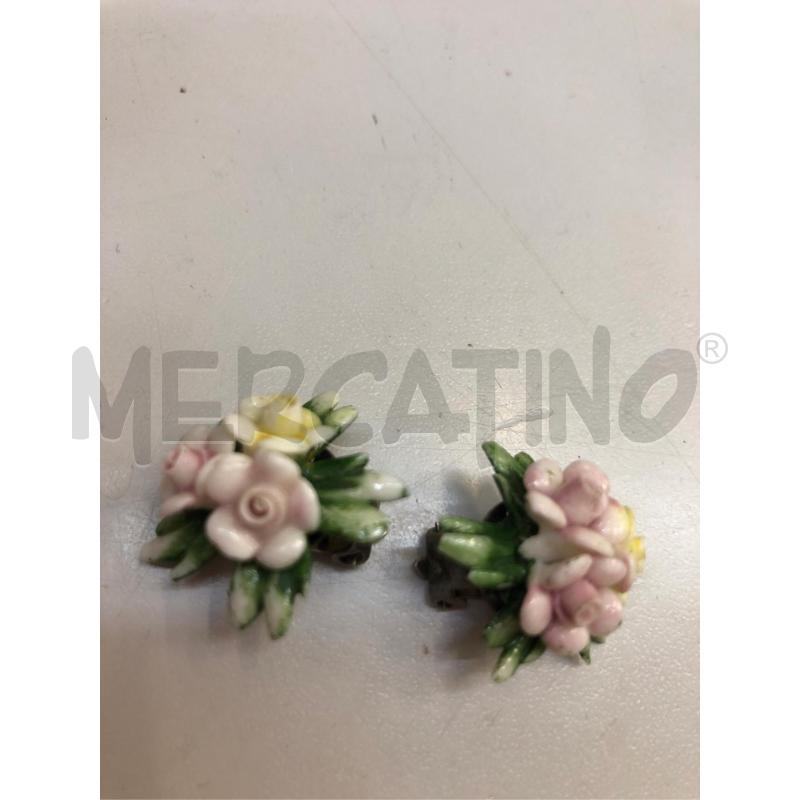 ORECCHINI CAPODIMONTE FIORI  | Mercatino dell'Usato Avellino 5