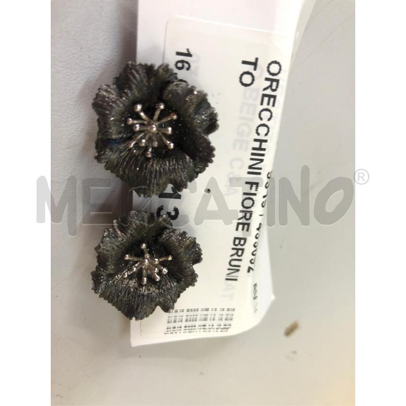 ORECCHINI FIORE BRUNITO  | Mercatino dell'Usato Avellino 1