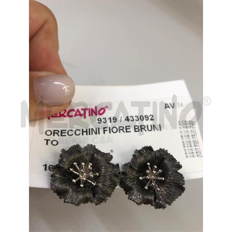 ORECCHINI FIORE BRUNITO  | Mercatino dell'Usato Avellino 3