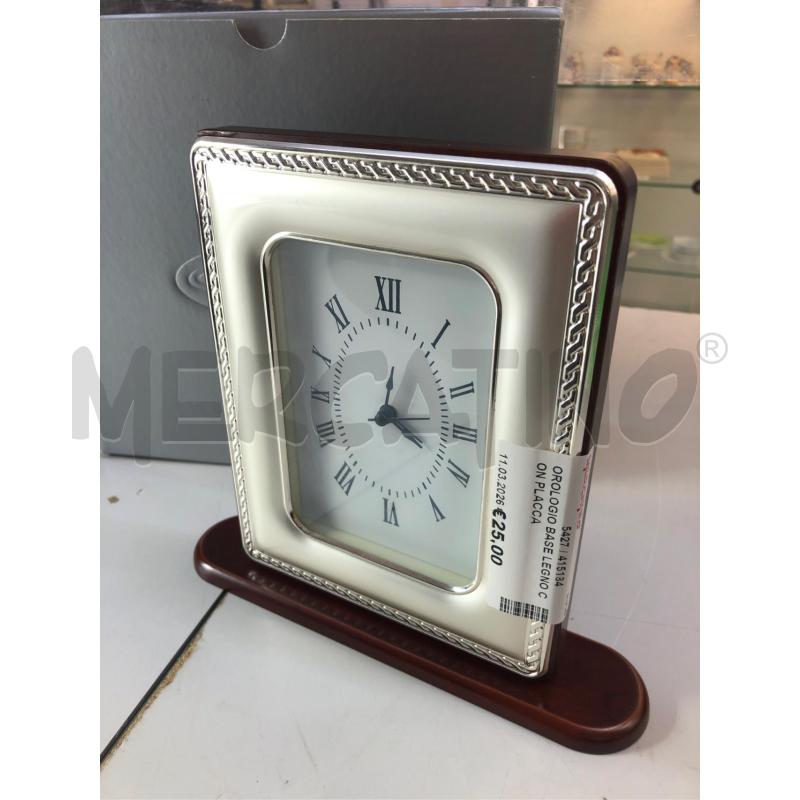 OROLOGIO BASE LEGNO CON PLACCA  | Mercatino dell'Usato Avellino 4