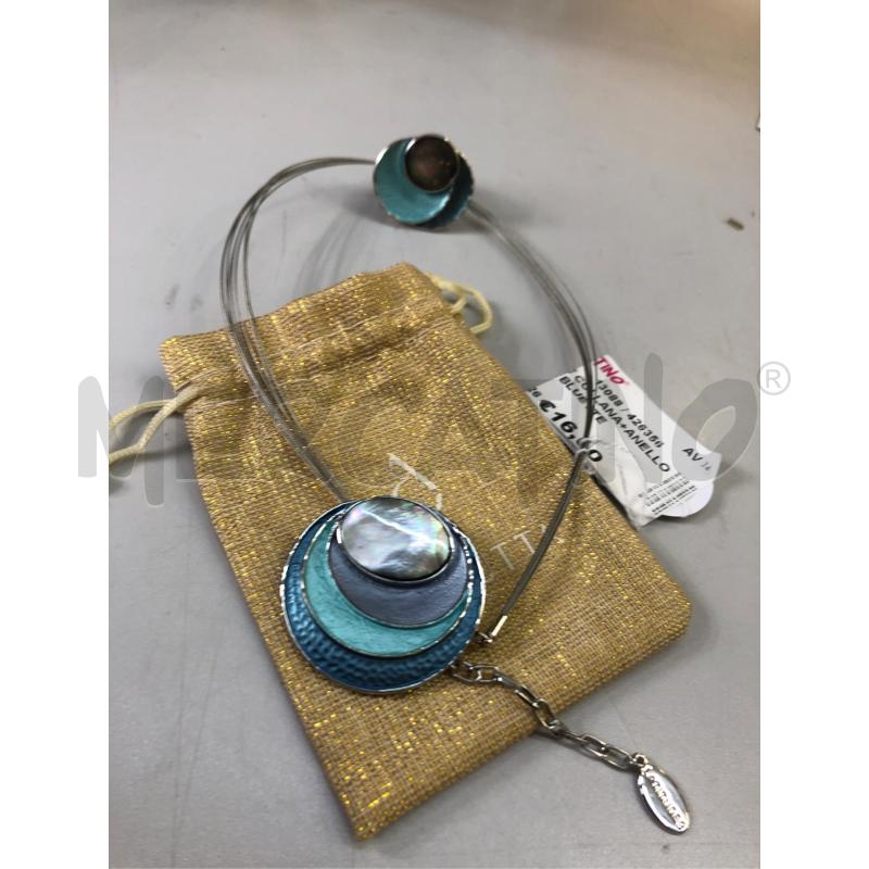 PARURE COLLANA+ANELLO TORCH BLUETTE  | Mercatino dell'Usato Avellino 4