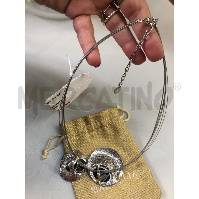 PARURE COLLANA+ANELLO TORCH BLUETTE  | Mercatino dell'Usato Avellino 5