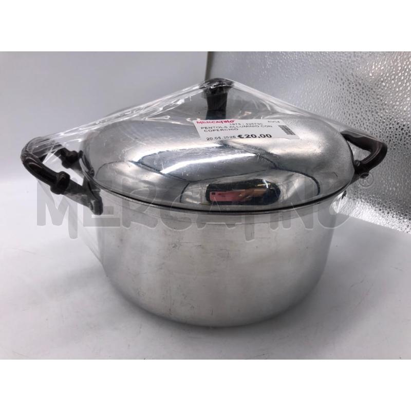 PENTOLA ALLUMINIO CON COPERCHIO  | Mercatino dell'Usato Avellino 2