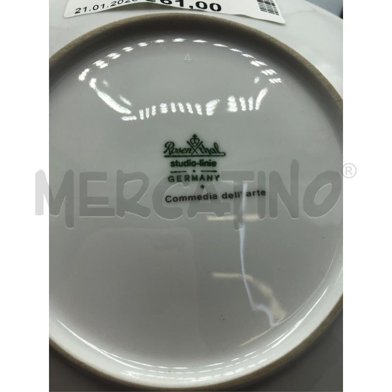 PIATTINO ROSENTHAL COMMEDIA DELL'ARTE  | Mercatino dell'Usato Avellino 3
