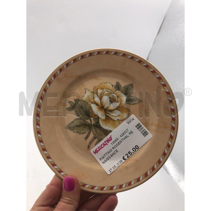 PIATTINO ROSENTHAL RENAISSANCE  | Mercatino dell'Usato Avellino 1