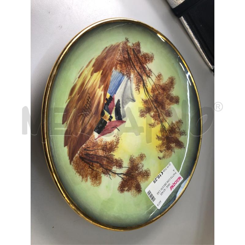 PIATTO CON DECORI CASA  | Mercatino dell'Usato Avellino 2