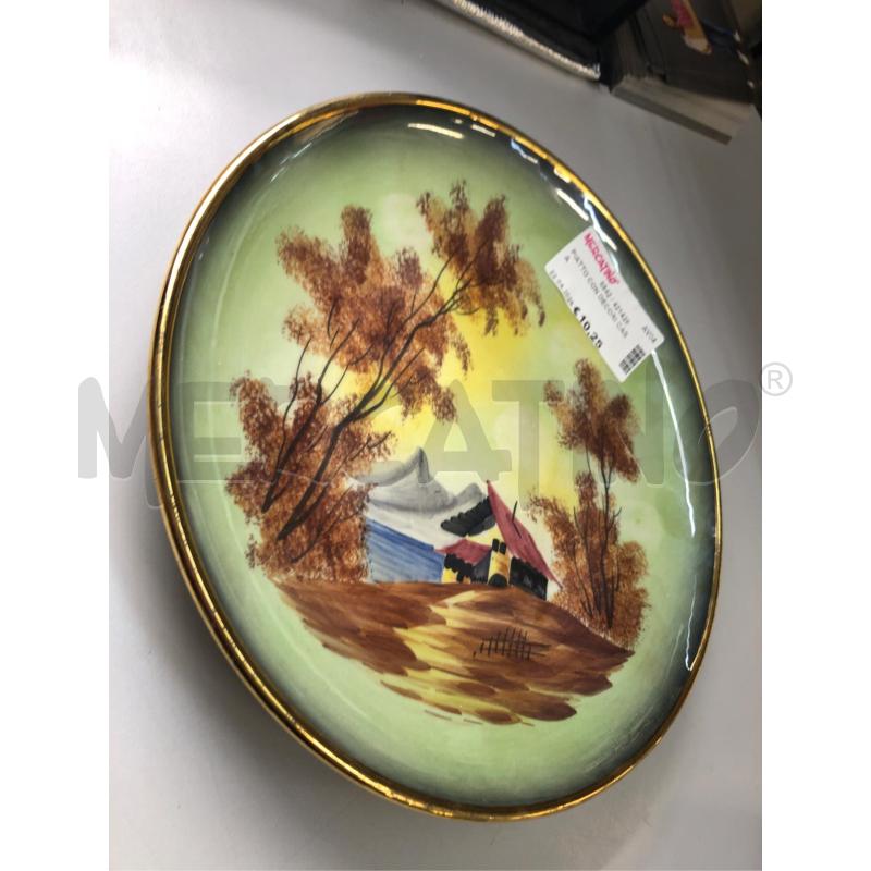 PIATTO CON DECORI CASA  | Mercatino dell'Usato Avellino 3