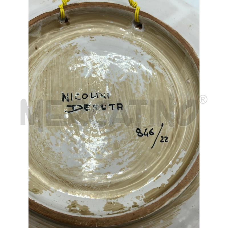 PIATTO DECORATO DERUTA  | Mercatino dell'Usato Avellino 3