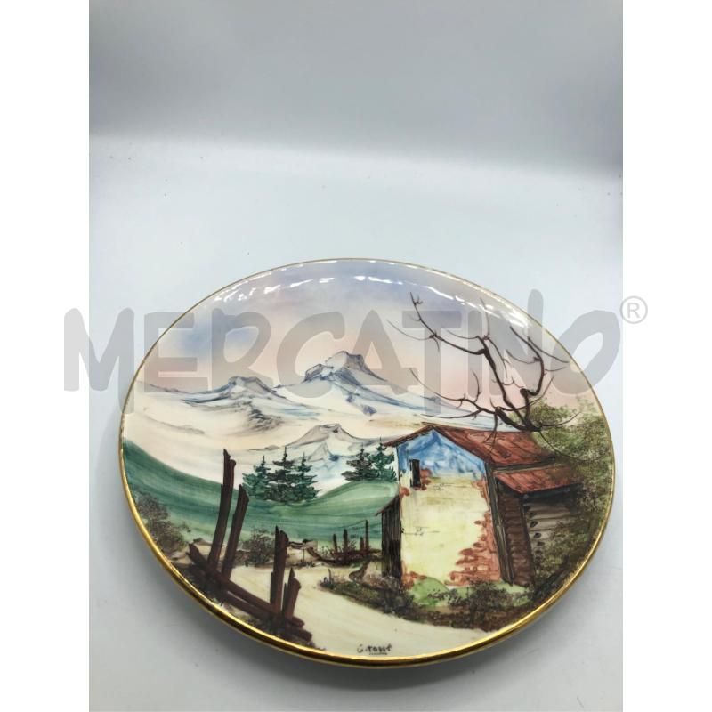 PIATTO DECORATO TONDO  | Mercatino dell'Usato Avellino 1