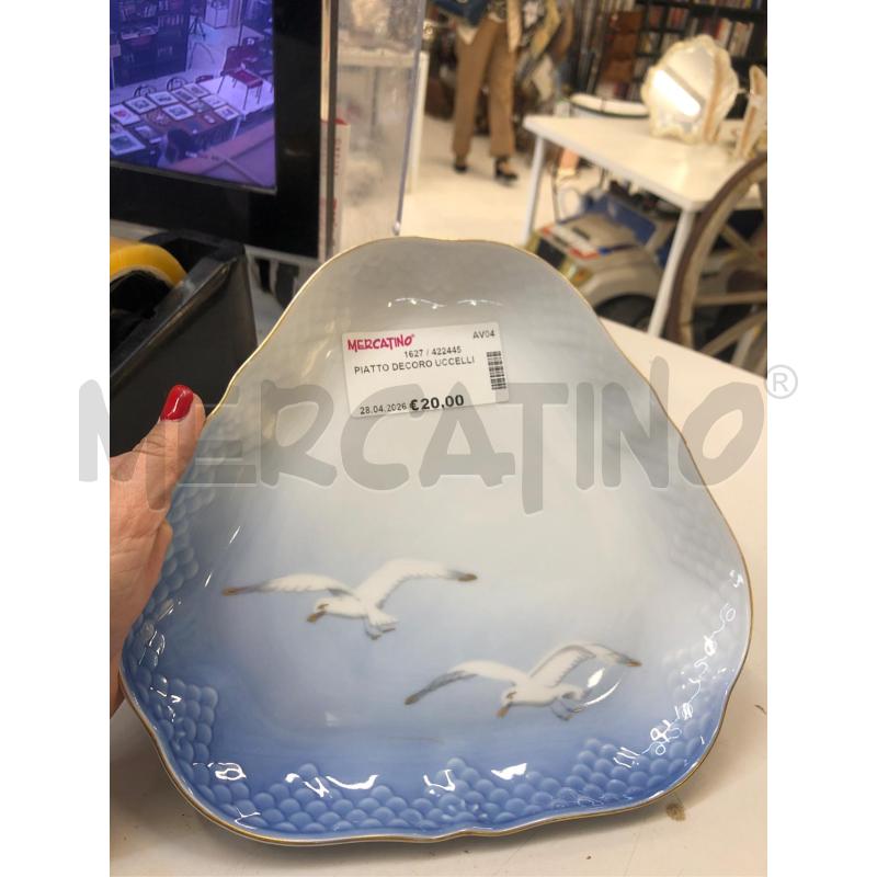 PIATTO DECORO UCCELLI | Mercatino dell'Usato Avellino 2