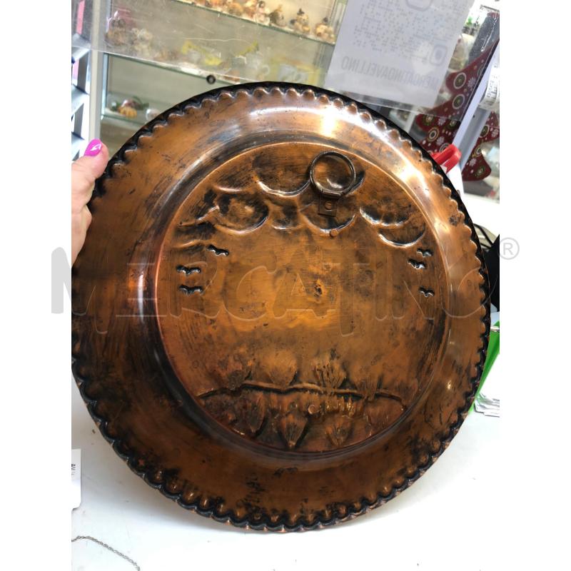 PIATTO RAME CON DECORO  | Mercatino dell'Usato Avellino 4