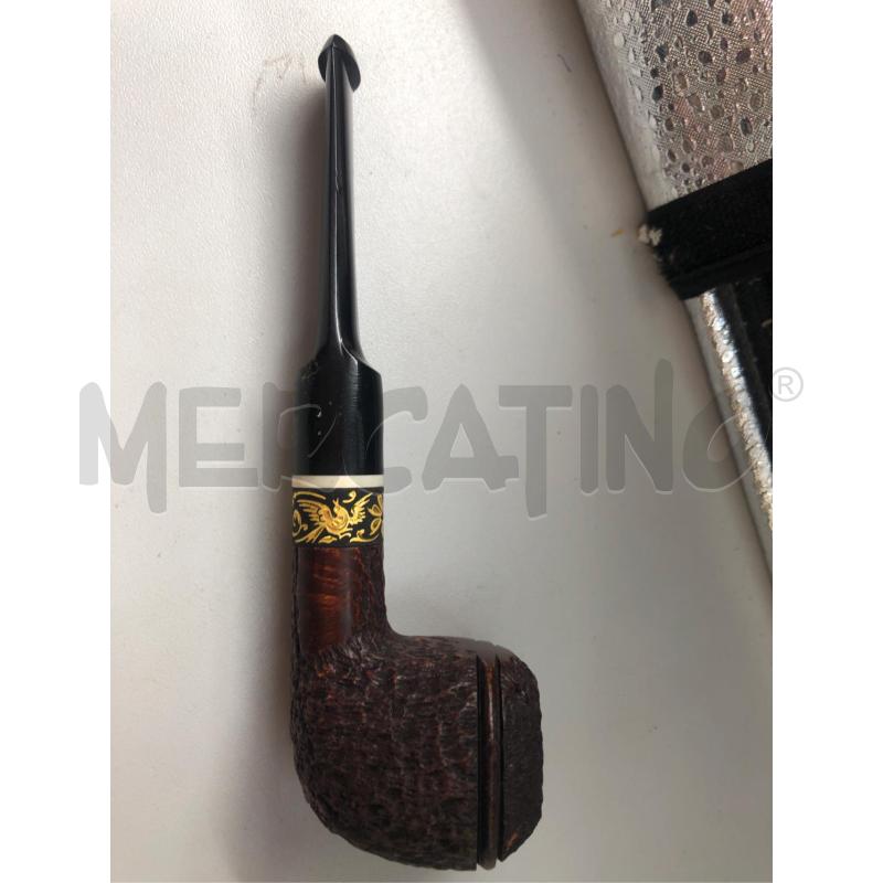 PIPA LEGNO DECORI DORATI  | Mercatino dell'Usato Avellino 1