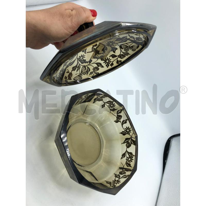 PORTA BON BON VETRO CON COPERCHIO | Mercatino dell'Usato Avellino 3