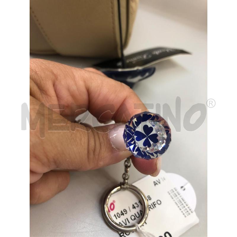 PORTA CHIAVI QUADRIFOGLIO SWAROVSKY | Mercatino dell'Usato Avellino 4