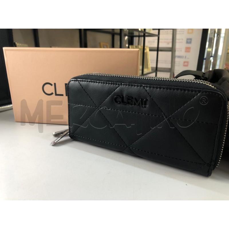 PORTA FOGLIO CLEMI  NERO  | Mercatino dell'Usato Avellino 1