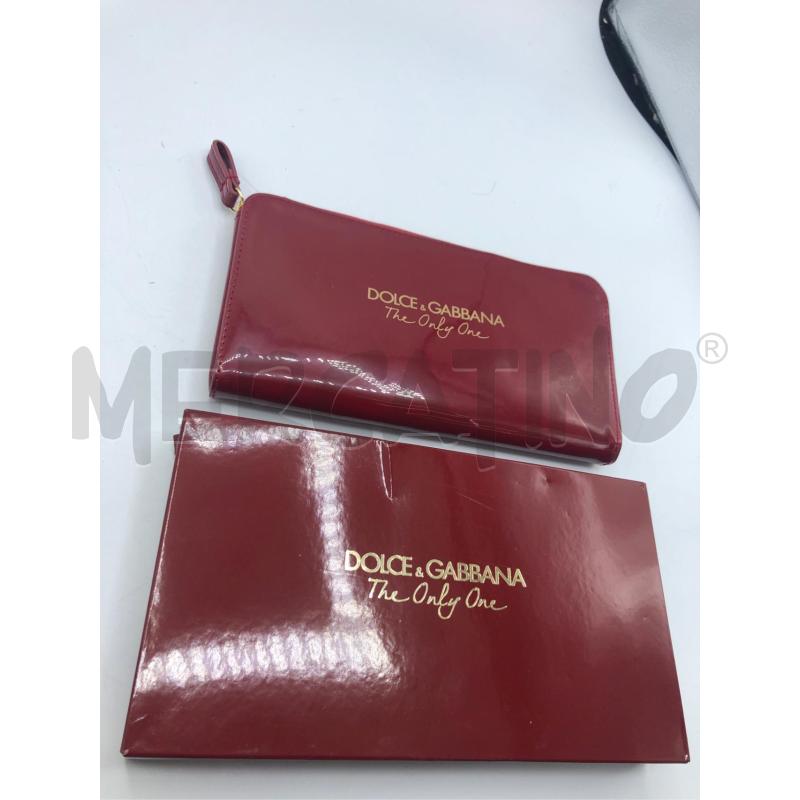 PORTA FOGLIO D&G ROSSO  | Mercatino dell'Usato Avellino 1