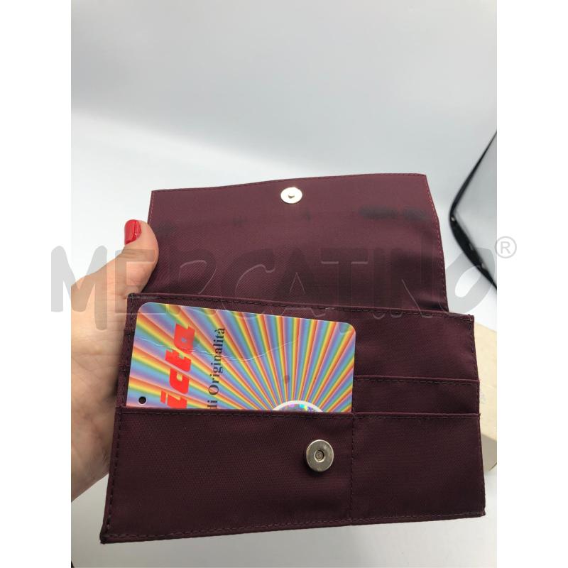 PORTA FOGLIO INVICTA TESSUT BORDO' | Mercatino dell'Usato Avellino 3