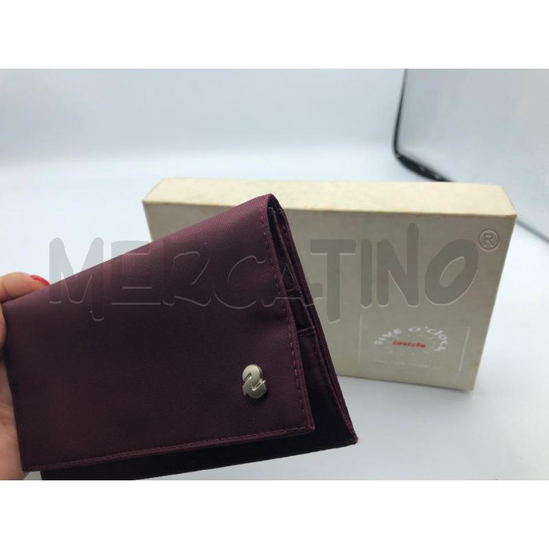 PORTA FOGLIO INVICTA TESSUT BORDO' | Mercatino dell'Usato Avellino 5