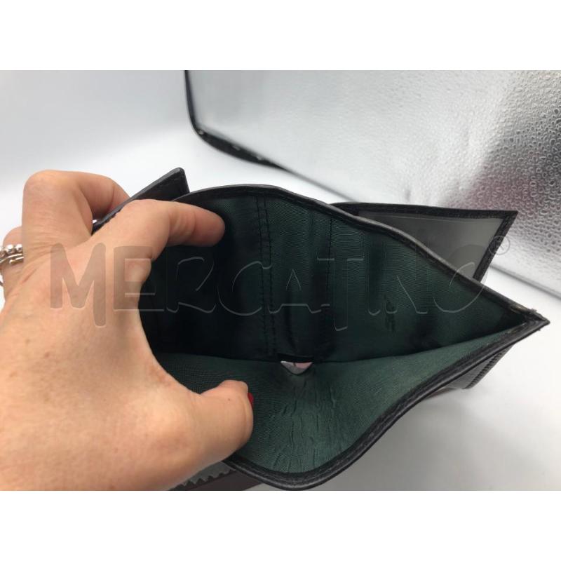 PORTA FOGLIO PELLE NERO A.VALENTINO | Mercatino dell'Usato Avellino 3