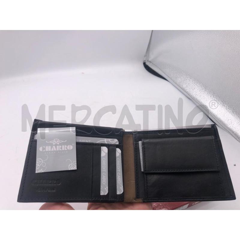PORTA FOGLIO UOMO CHARRO NERO BEIGE  | Mercatino dell'Usato Avellino 3