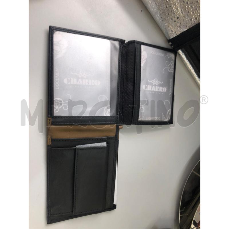PORTA FOGLIO UOMO CHARRO NERO BEIGE  | Mercatino dell'Usato Avellino 4