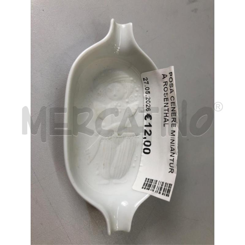 POSA CENERE MINIANTURA ROSENTHAL  | Mercatino dell'Usato Avellino 1
