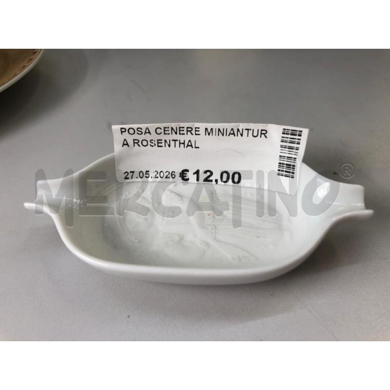 POSA CENERE MINIANTURA ROSENTHAL  | Mercatino dell'Usato Avellino 3