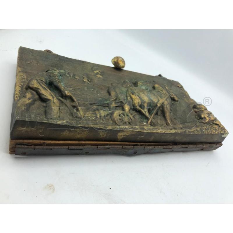 QUADRETTO OTTONE CAVALLO BASE LEGNO  | Mercatino dell'Usato Avellino 2