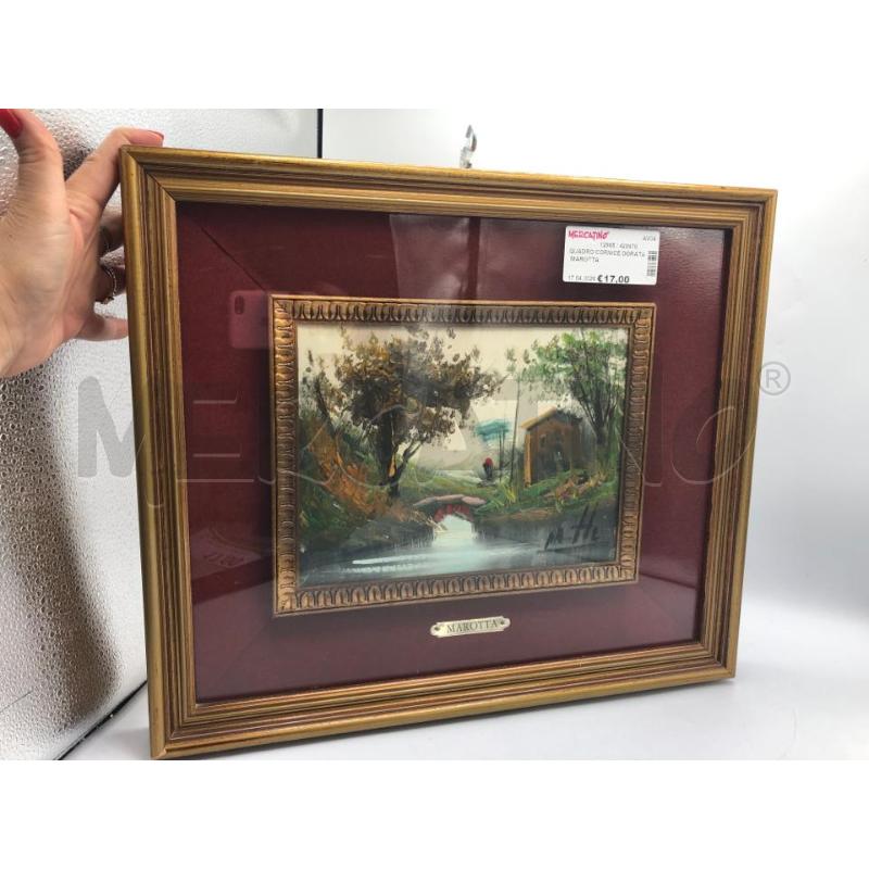 QUADRO CORNICE DORATA MAROTTA  | Mercatino dell'Usato Avellino 1