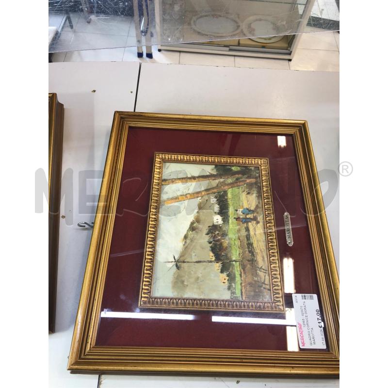 QUADRO CORNICE DORATA MAROTTA  | Mercatino dell'Usato Avellino 3