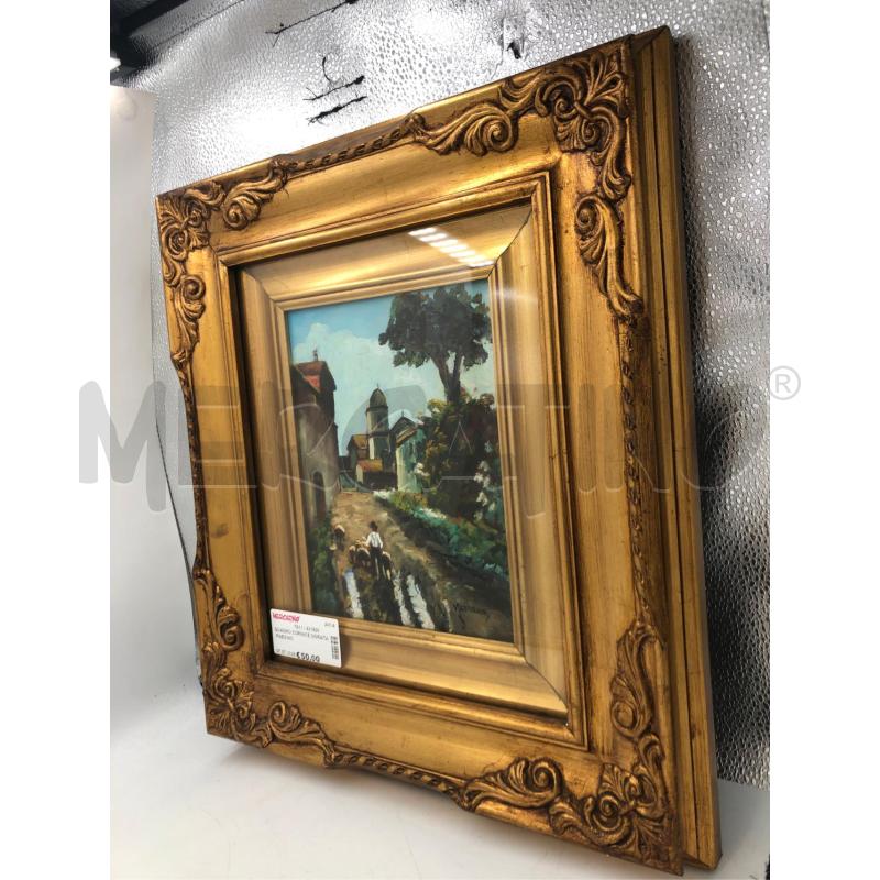QUADRO CORNICE DORATA PAESINO | Mercatino dell'Usato Avellino 1